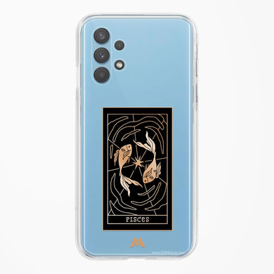 Tarot Card Zodiac Pisces Crystal Clear Transparent Case-(Samsung)