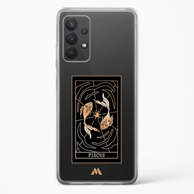 Tarot Card Zodiac Pisces Crystal Clear Transparent Case-(Samsung)