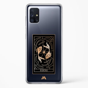 Tarot Card Zodiac Pisces Crystal Clear Transparent Case-(Samsung)