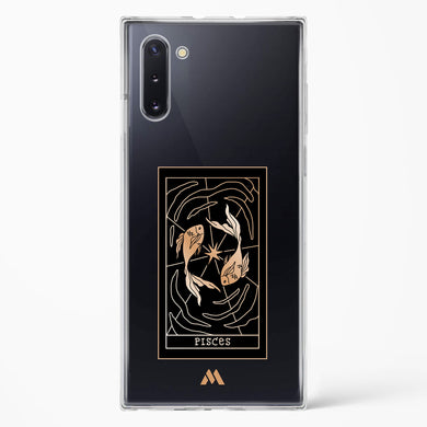 Tarot Card Zodiac Pisces Crystal Clear Transparent Case-(Samsung)