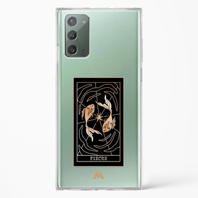 Tarot Card Zodiac Pisces Crystal Clear Transparent Case-(Samsung)