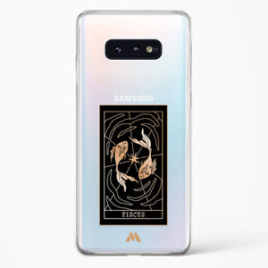 Tarot Card Zodiac Pisces Crystal Clear Transparent Case-(Samsung)