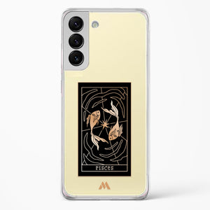 Tarot Card Zodiac Pisces Crystal Clear Transparent Case-(Samsung)
