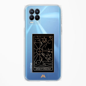 Tarot Card Zodiac Sagittarius Crystal Clear Transparent Case-(Realme)