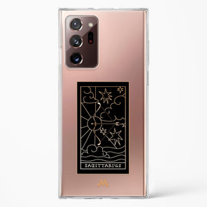 Tarot Card Zodiac Sagittarius Crystal Clear Transparent Case-(Samsung)