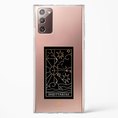 Tarot Card Zodiac Sagittarius Crystal Clear Transparent Case-(Samsung)