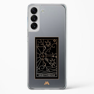 Tarot Card Zodiac Sagittarius Crystal Clear Transparent Case-(Samsung)