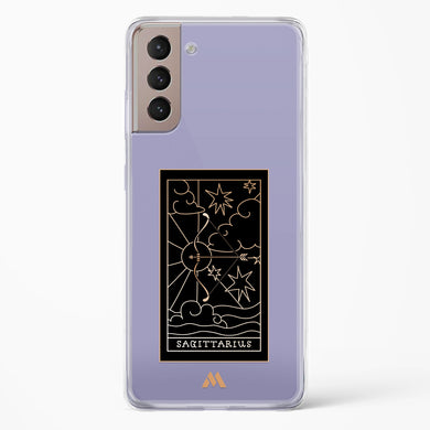 Tarot Card Zodiac Sagittarius Crystal Clear Transparent Case-(Samsung)