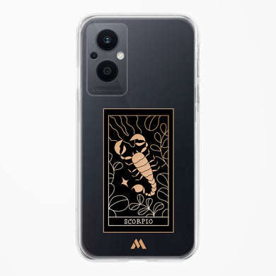 Tarot Card Zodiac Scorpio Crystal Clear Transparent Case-(Oppo)