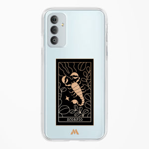Tarot Card Zodiac Scorpio Crystal Clear Transparent Case-(Samsung)
