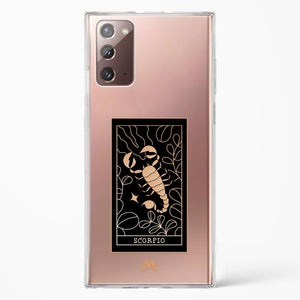 Tarot Card Zodiac Scorpio Crystal Clear Transparent Case-(Samsung)