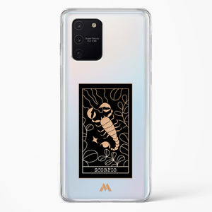 Tarot Card Zodiac Scorpio Crystal Clear Transparent Case-(Samsung)