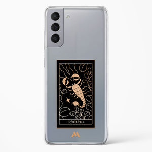 Tarot Card Zodiac Scorpio Crystal Clear Transparent Case-(Samsung)