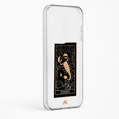 Tarot Card Zodiac Scorpio Crystal Clear Transparent Case-(Samsung)
