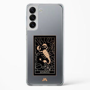 Tarot Card Zodiac Scorpio Crystal Clear Transparent Case-(Samsung)