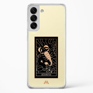 Tarot Card Zodiac Scorpio Crystal Clear Transparent Case-(Samsung)