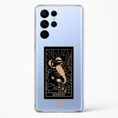 Tarot Card Zodiac Scorpio Crystal Clear Transparent Case-(Samsung)