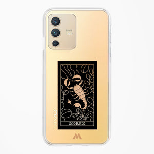 Tarot Card Zodiac Scorpio Crystal Clear Transparent Case-(Vivo)