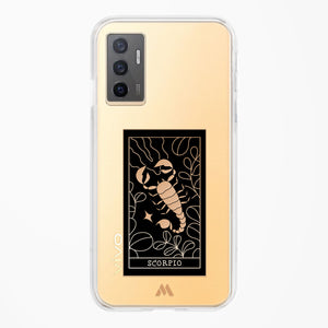 Tarot Card Zodiac Scorpio Crystal Clear Transparent Case-(Vivo)