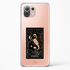Tarot Card Zodiac Scorpio Crystal Clear Transparent Case-(Xiaomi)