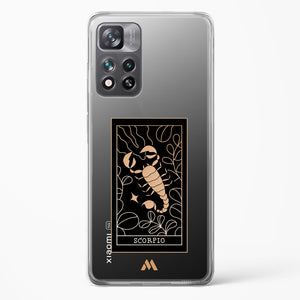 Tarot Card Zodiac Scorpio Crystal Clear Transparent Case-(Xiaomi)