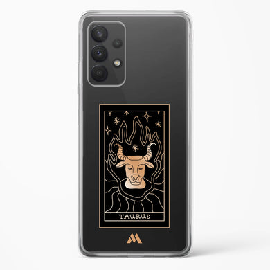 Tarot Card Zodiac Taurus Crystal Clear Transparent Case-(Samsung)