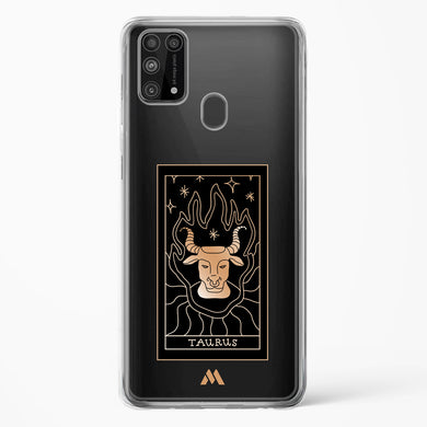 Tarot Card Zodiac Taurus Crystal Clear Transparent Case-(Samsung)