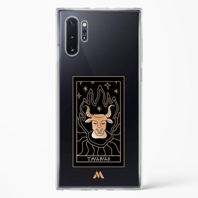Tarot Card Zodiac Taurus Crystal Clear Transparent Case-(Samsung)