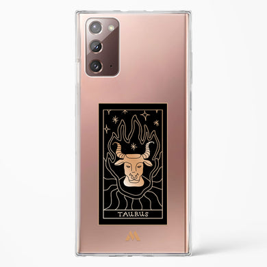 Tarot Card Zodiac Taurus Crystal Clear Transparent Case-(Samsung)