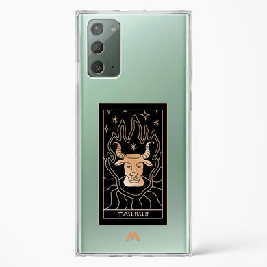 Tarot Card Zodiac Taurus Crystal Clear Transparent Case-(Samsung)