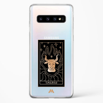 Tarot Card Zodiac Taurus Crystal Clear Transparent Case-(Samsung)