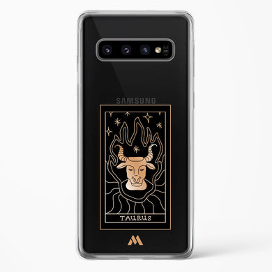 Tarot Card Zodiac Taurus Crystal Clear Transparent Case-(Samsung)