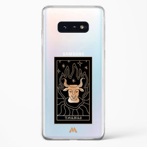 Tarot Card Zodiac Taurus Crystal Clear Transparent Case-(Samsung)
