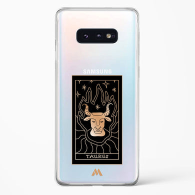 Tarot Card Zodiac Taurus Crystal Clear Transparent Case-(Samsung)