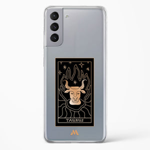 Tarot Card Zodiac Taurus Crystal Clear Transparent Case-(Samsung)