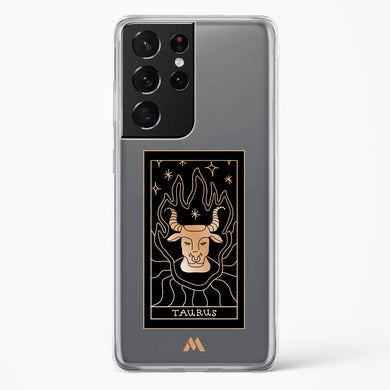 Tarot Card Zodiac Taurus Crystal Clear Transparent Case-(Samsung)