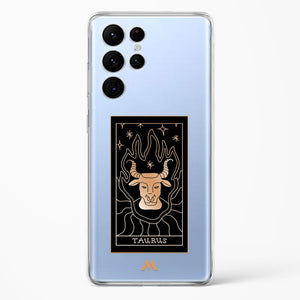 Tarot Card Zodiac Taurus Crystal Clear Transparent Case-(Samsung)