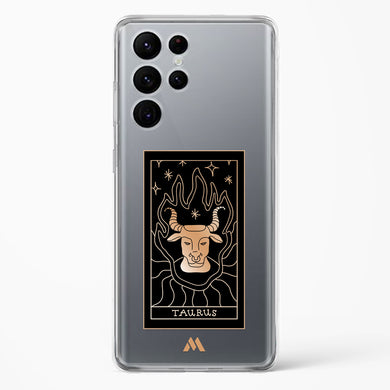 Tarot Card Zodiac Taurus Crystal Clear Transparent Case-(Samsung)