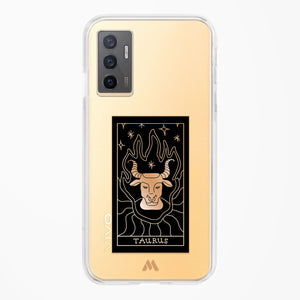 Tarot Card Zodiac Taurus Crystal Clear Transparent Case-(Vivo)