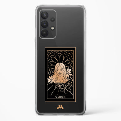 Tarot Card Zodiac Virgo Crystal Clear Transparent Case-(Samsung)