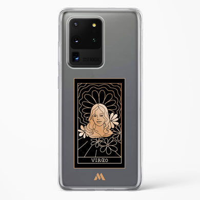 Tarot Card Zodiac Virgo Crystal Clear Transparent Case-(Samsung)