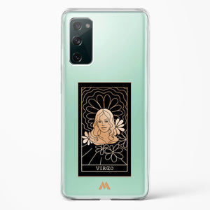 Tarot Card Zodiac Virgo Crystal Clear Transparent Case-(Samsung)