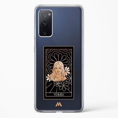 Tarot Card Zodiac Virgo Crystal Clear Transparent Case-(Samsung)