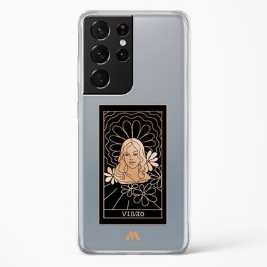 Tarot Card Zodiac Virgo Crystal Clear Transparent Case-(Samsung)
