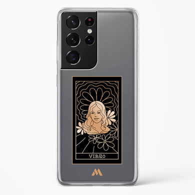 Tarot Card Zodiac Virgo Crystal Clear Transparent Case-(Samsung)