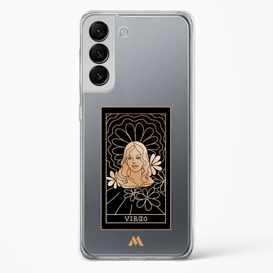 Tarot Card Zodiac Virgo Crystal Clear Transparent Case-(Samsung)