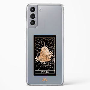 Tarot Card Zodiac Virgo Crystal Clear Transparent Case-(Samsung)