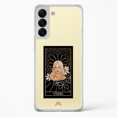 Tarot Card Zodiac Virgo Crystal Clear Transparent Case-(Samsung)