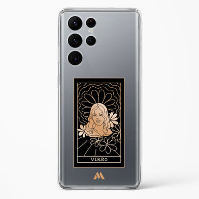 Tarot Card Zodiac Virgo Crystal Clear Transparent Case-(Samsung)