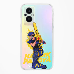 Hardik Hardhitter Pandya Crystal Clear Transparent Case-(Oppo)